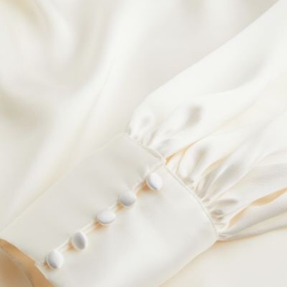 Satin Crop Blouse (Rarely Used) - Picture 2 of 2